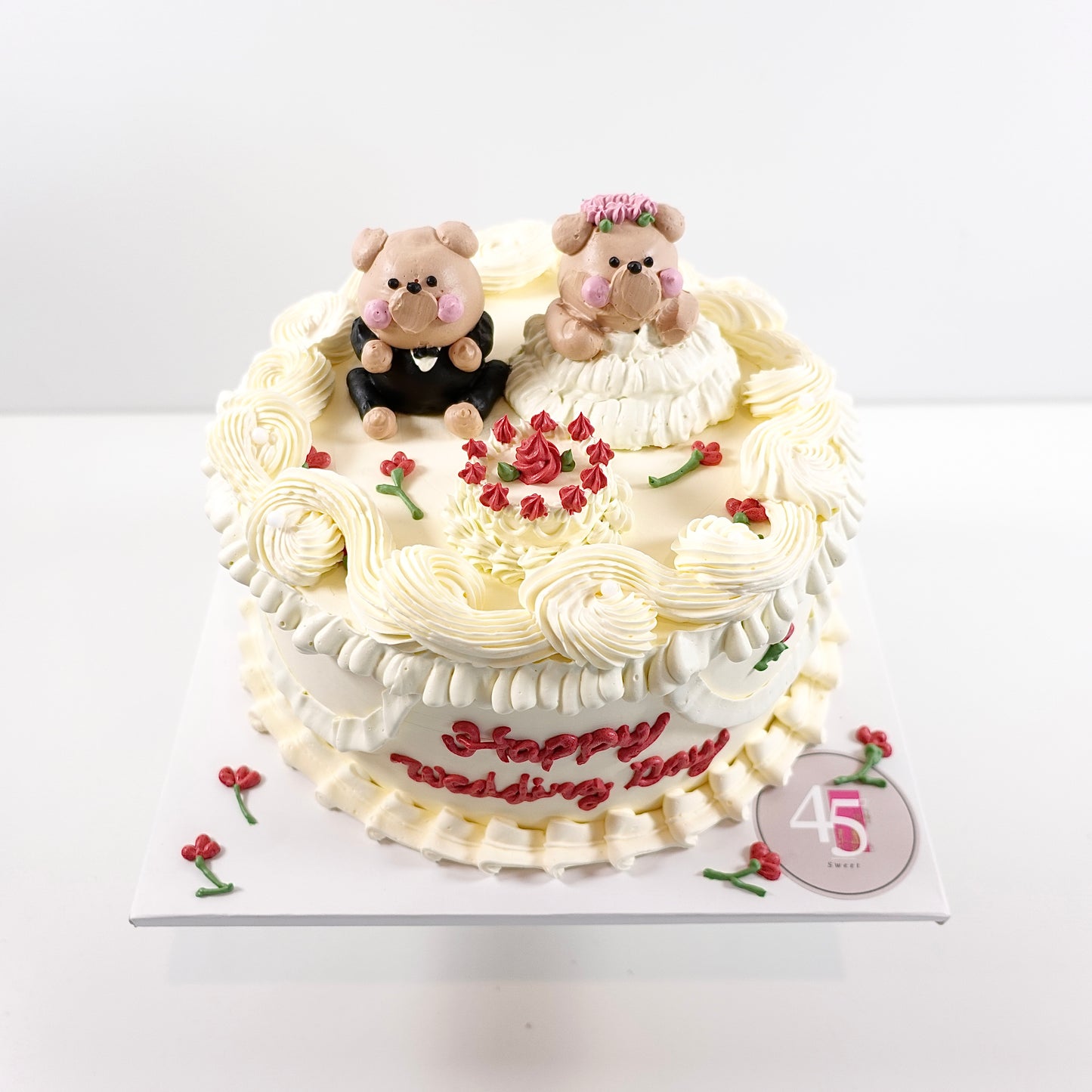 TEDDY BEAR WEDDING CAKE